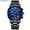 Blue Silver, variant on Mens Watch Casual Sport Watch CRRJU Top Brand Luxury Army Military Mens Wrist Watch stainless steel Clock Relogio Masculino