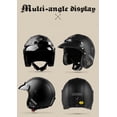 thumbnail image 4 of Casco Vintage Americano de Motocicleta - Marrón Oscuro, 4 of 4
