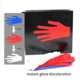 thumbnail image 3 of 2 Set Gloves Color Be Changed Magic Tricks Stage Magic Trick Pocket Version Gimmick for Magician Professional, 3 of 6