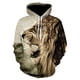 thumbnail image 1 of Sudaderas Con Capucha Para Hombre Hip Hop Sudadera Divertida 3D Roar Lion Moda De Marca animal Cosas Extrañas Chándal Unisex Pullove, 1 of 4