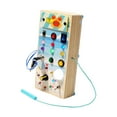 thumbnail image 3 of Tablero de actividades Montessori con LED, juguetes de viaje para bebés, educación temprana, combinación de colores mar, 3 of 9