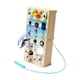 thumbnail image 3 of Tablero de actividades Montessori con LED, juguetes de viaje para bebés, educación temprana, combinación de colores mar, 3 of 9
