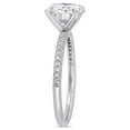 thumbnail image 4 of Everly Women's Created Moissanite 14K White Gold Engagement Ring, 4 of 8