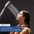 thumbnail image 6 of HOPOPRO Showerhead with Headheld,3 Settings Handheld Showerhead for Bathroom,Hand Held Showerhead with Hose and Bracket, 6 of 6