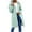 Mint Green, variant on Women's Windproof Raincoat, Mid-Length Hooded Windbreaker, Waterproof Hiking Jacket, Casual Trench Coat, Outdoor Rain Jacket, Everyday Raincoat Blackish Green L