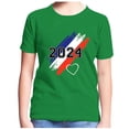 thumbnail image 5 of TZEWGL Thème Sportif Imprimés Manches Courtes Col Rond T-Shirts pour Enfants Taille 8-9T, 5 of 5