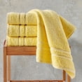 thumbnail image 2 of Hawmam Linen Yellow Towels - Luxury Small Hand Towels for Bathroom, College Dorm, Spa, Hotel Quality, Airbnb, GYM - Quick Dry, High Absorbent, Low Lint - 16' x 29', 4-Pack Hand Towel Set, 2 of 7