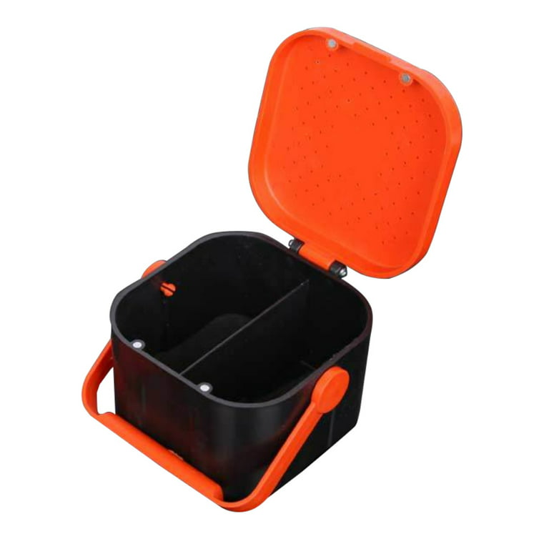 SPRING PARK Portable Worm Bait Holder, Bait Storage Box, Fishing-Accessories  Boxes Storage Containers 