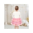thumbnail image 5 of Sunny Fashion Girls Dress Rainbow Multi Layer Tulle Sequin Applique Tutu Festival Dance Holiday 3 Years, 5 of 7