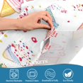thumbnail image 5 of Yayeee Kitchen Curtains Tier Set of 2 Light Filtering 57"x36" Over Sink Window Panels, Colorful Ice Cream Pattern, 5 of 7