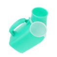 thumbnail image 3 of Pebbuoy 2Pcs Urinals for Men 1200ml with Spill Proof Pop Cap Lid, Plastic Pee Bottles Male Urinals, Portable Reusable Men Elderly Urinal for Home Car, 3 of 8