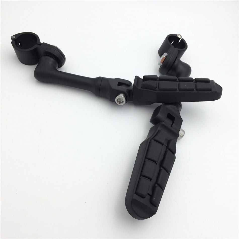 B01AVHBMH6 Front Engine Guard Frame Tube Yamaha V-STAR Roadstar Suzuki Boulevard SMT-Black Long Angled Adjustable Highway Peg Mounting Kit Compatible With any Bike Equipped with 1-1/2 inch 1.5 B01AVHBMH6 Front Engine Guard Frame Tube Yamaha V-STAR Roadstar Suzuki Boulevard SMT-Black Long Angled Adjustable Highway Peg Mounting Kit Compatible With any Bike Equipped with 1-1/2 inch 1.5