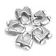 thumbnail image 4 of 100 Uds M4 304 Clips de alambre de acero inoxidable abrazaderas de cuerda perno en forma de U, 4 of 8