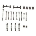 thumbnail image 1 of RC Car Pull Rod Kit, Aluminum Alloy Shocks Absorber and Tie Rods with Bracket Components for WPL C24 C14 C14K C24K RC Vehicle, 1 of 7