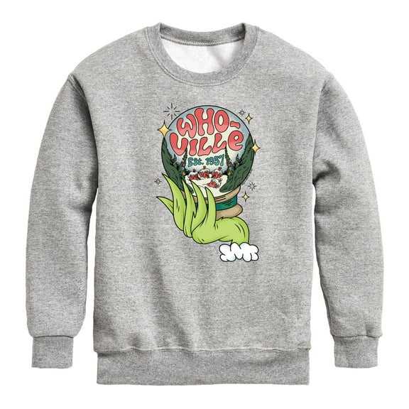 The Grinch - Whoville Globe - Toddler & Youth Crewneck Fleece Sweatshirt