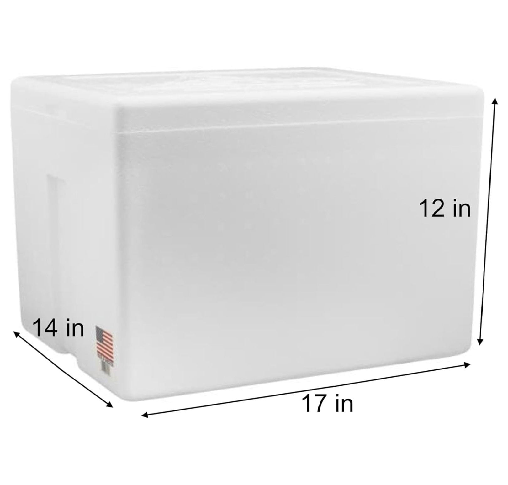 Styrofoam Cooler Ice Chest XYT 27qt 12x14x17-Inch Insulated for Picnic Camping Travel