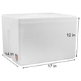 thumbnail image 2 of Styrofoam Cooler Ice Chest XYT 27qt 12x14x17-Inch Insulated for Picnic Camping Travel, 2 of 4