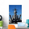 thumbnail image 1 of Battleship Uss Missouri Wall Mural by Wallmonkeys Peel and Stick Graphic (24 in H x 16 in W) WM123519, 1 of 4