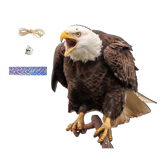 Decorative Owl Wall Hanging Ornament for Garden Art, Realistic Metal Owl Sculpture for Outdoor Decor, Bird Repellent Deterrent, Adds Charm to Yard, Patio, Home Exterior