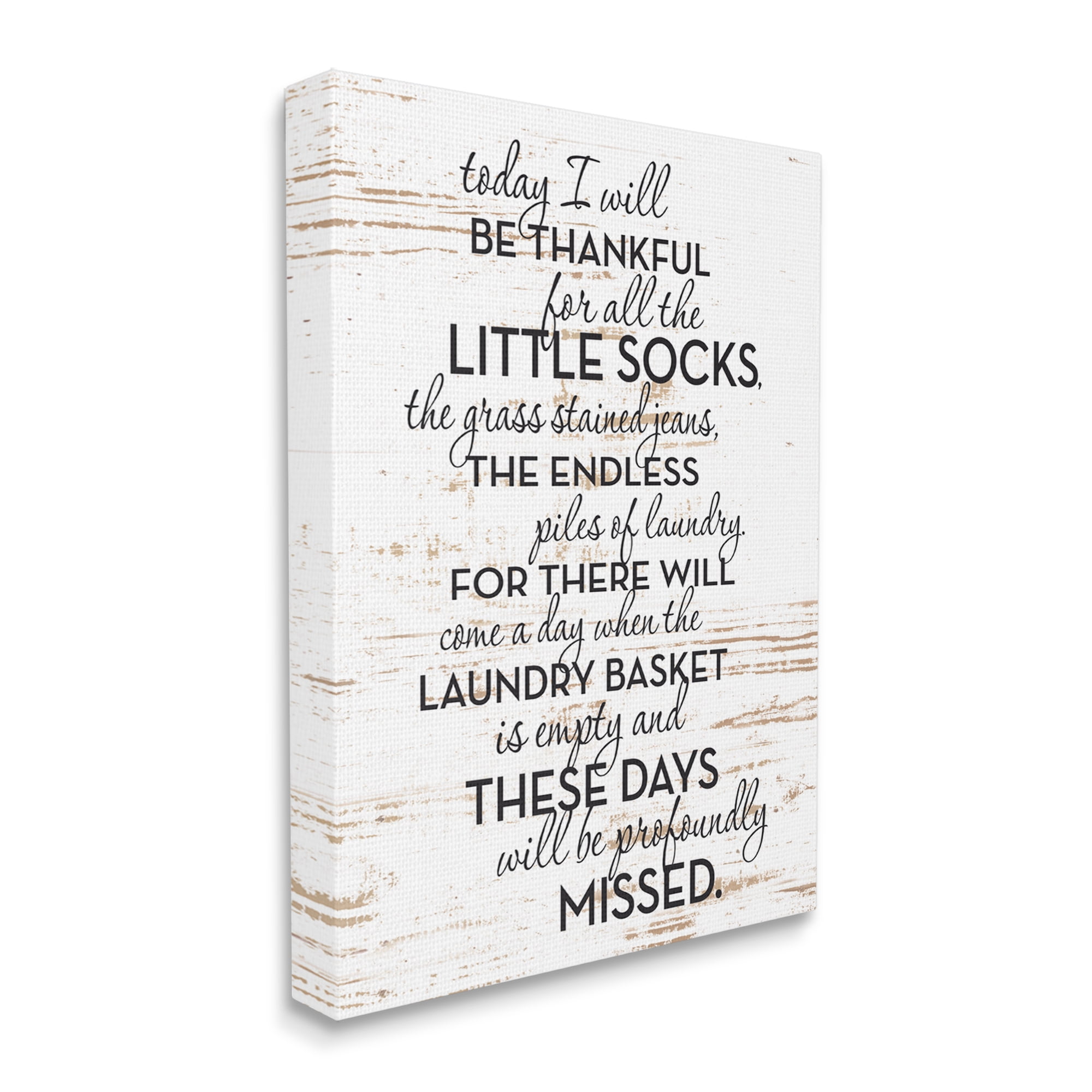Stupell Industries Rustic Parenthood Phrase Inspirational Painting Gallery Wrapped Canvas Art Print Wall Art, 36 x 48