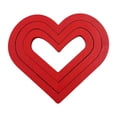 thumbnail image 4 of Día de San Valentín Diy Puzzle Heart Forma Ornament rojo para regalos de aniversario decoración de 10x11cm decoración romántica multipropósito, 4 of 9
