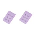 thumbnail image 1 of Minnieouse Extensión Correa Sujetador Extensor Hebilla 2 Ganchos Transpirable Mujeres íntimas Botones coloridos Banda trasera 3 filas púrpura claro morado claro 2piezas Minnieouse CBP460455, 1 of 5