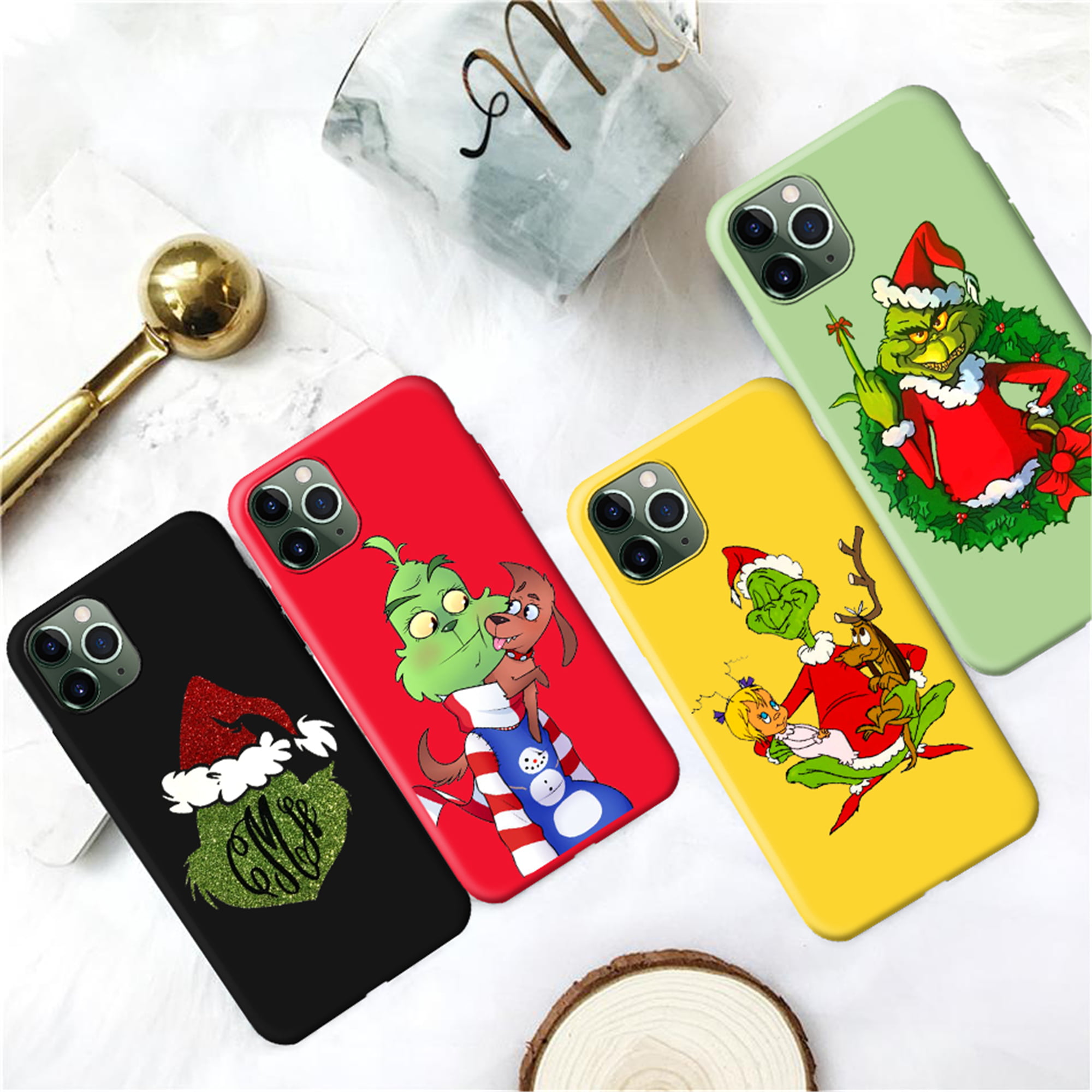 Compatible For Huawei P9 Lite Case Grinch Merry Christmas Back Cover Soft Case For Huawei P9 Lite Protective Case Green Walmart Com