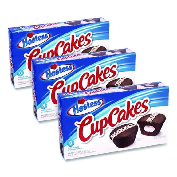 Hostess GRR60004133 Cup Cakes, Chocolate, 1.59 oz - 24 Count