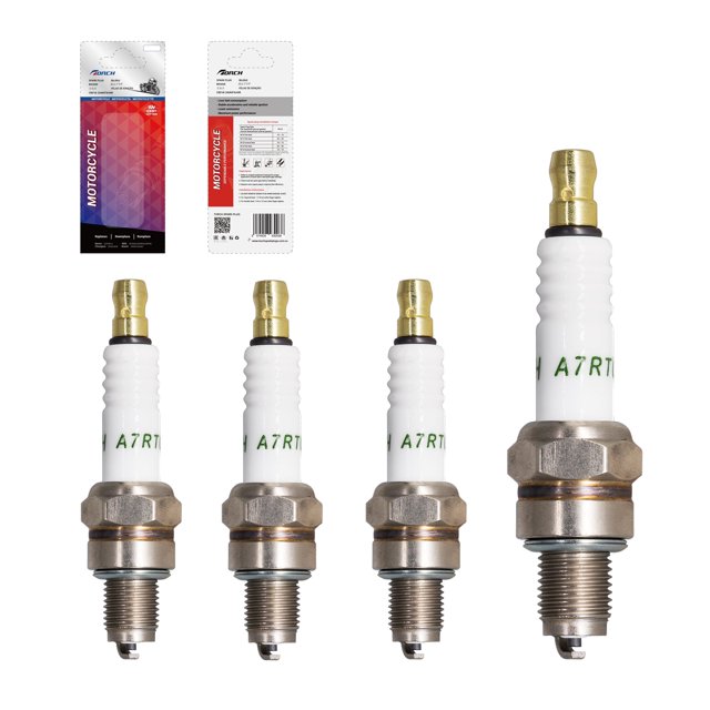 PK4 Soplete A7RTC Reemplazo de Bujía de Terminal de Tornillo para NGK 4549 CR7HSA, Denso 4008/U22FSR-U 5383/IUF22, Bosch UR3AS, Campeón Z9Y Cobre Plus 808