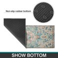 thumbnail image 7 of Kitchen Rugs and Mats Non Skid Washable Bohemian Light Blue Carpet National Design Farmhouse Kitchen Mat and Rug Set,Floor Cushion Waterproof Rug,Rubber Backed Area Rugs for Kitchen Laundry, 7 of 7