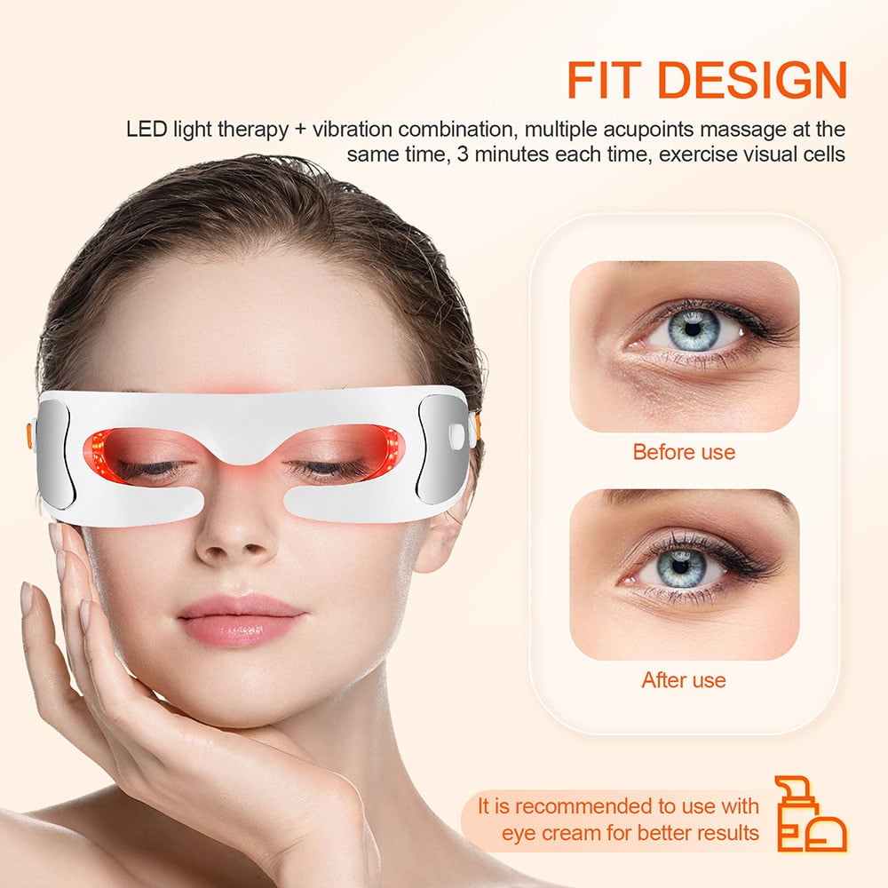 Anti-aging Eye Massager LED Photon Therapy Relax Fatigue Relief Lighten Dark Circles Smooth Eye