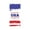 G, variant on Patriotic American Flag Door Banner, July Fourth Independence Day Porch Decoration with Classic Design, Durable Polyester Fabric for Outdoor and Indoor Holiday Celebration Decor