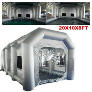 Sewinfla Professional Inflatable Paint Booth 23x20x14.5Ft with Blowers  Upgrade Inflatable Spray Booth More Durable Portable Car Painting Booth  Tent with Air Filter System