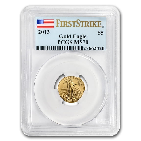 2013 1/10 oz American Gold Eagle MS-70 PCGS