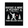 thumbnail image 3 of Bigfoot Shower Curtains America Flag Bigfoot Waterproof Bathroom Curtains with Hooks, Unique Bigfoot is More Believable Themed Bathroom Decor, 3 of 6