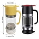 thumbnail image 5 of Kearding Contenedor de miel sin goteo, dispensador de miel limpio y organizado para cocina, tarros de miel sin goteo con cucharón Cocina y Comedor naranja, 5 of 6
