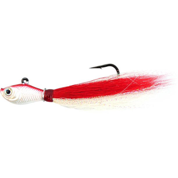 SPRO Prime Bucktail Saltwater Jigs Red White