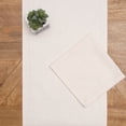 thumbnail image 3 of Hemstitch Solid Natural 100% Cotton Cloth Table Runner 14" x 72", 3 of 8