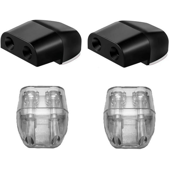 4pcs SIU Automotive Animal Whistle Repeller Alert Deer Car Grille Mount Auto Ultrasonic Car Whistles Safety Sound Alarm Black Sonic Gadgets