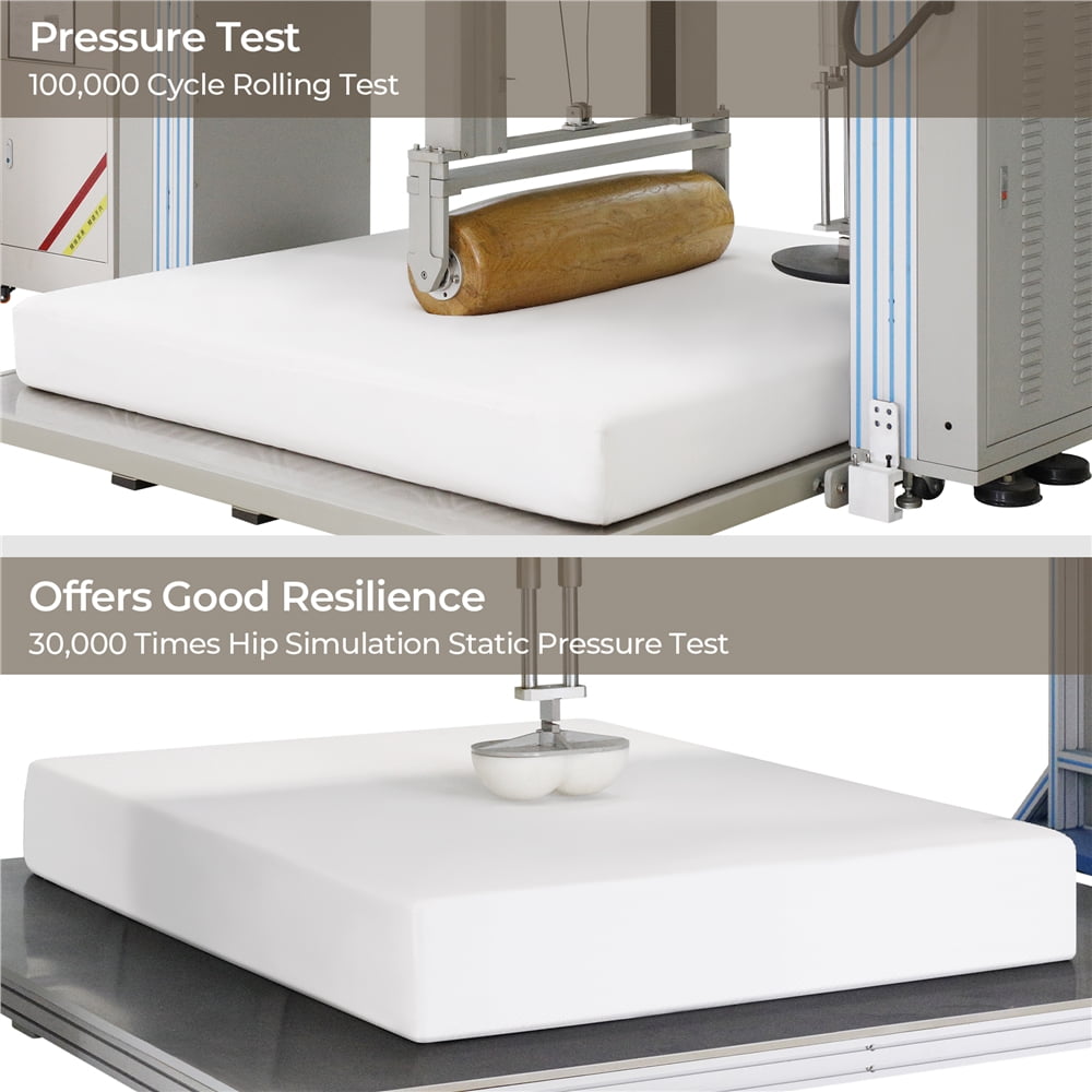 Yaheetech 8" Twin Size Cooling Gel Memory Foam Mattress Medium Firm with Green Tea Scent