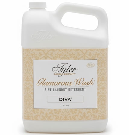 Tyler Candle Diva Glamorous Wash Liquid Laundry Detergent, 48 Loads, 128 fl oz