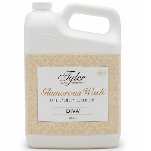 Tyler Candle Diva Glamorous Wash Liquid Laundry Detergent, 48 Loads, 128 fl oz