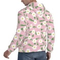 thumbnail image 6 of Lsque Daisies Flowers Pattern Casual Men's Hoodie,Hooded Sweatshirt with Kangaroo Pocket,Pullover Hoodie-X-Large, 6 of 7