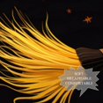 thumbnail image 3 of Halloween Broom Chiffon Translucent Light Breathable Silk Scarf 180*73, 3 of 6
