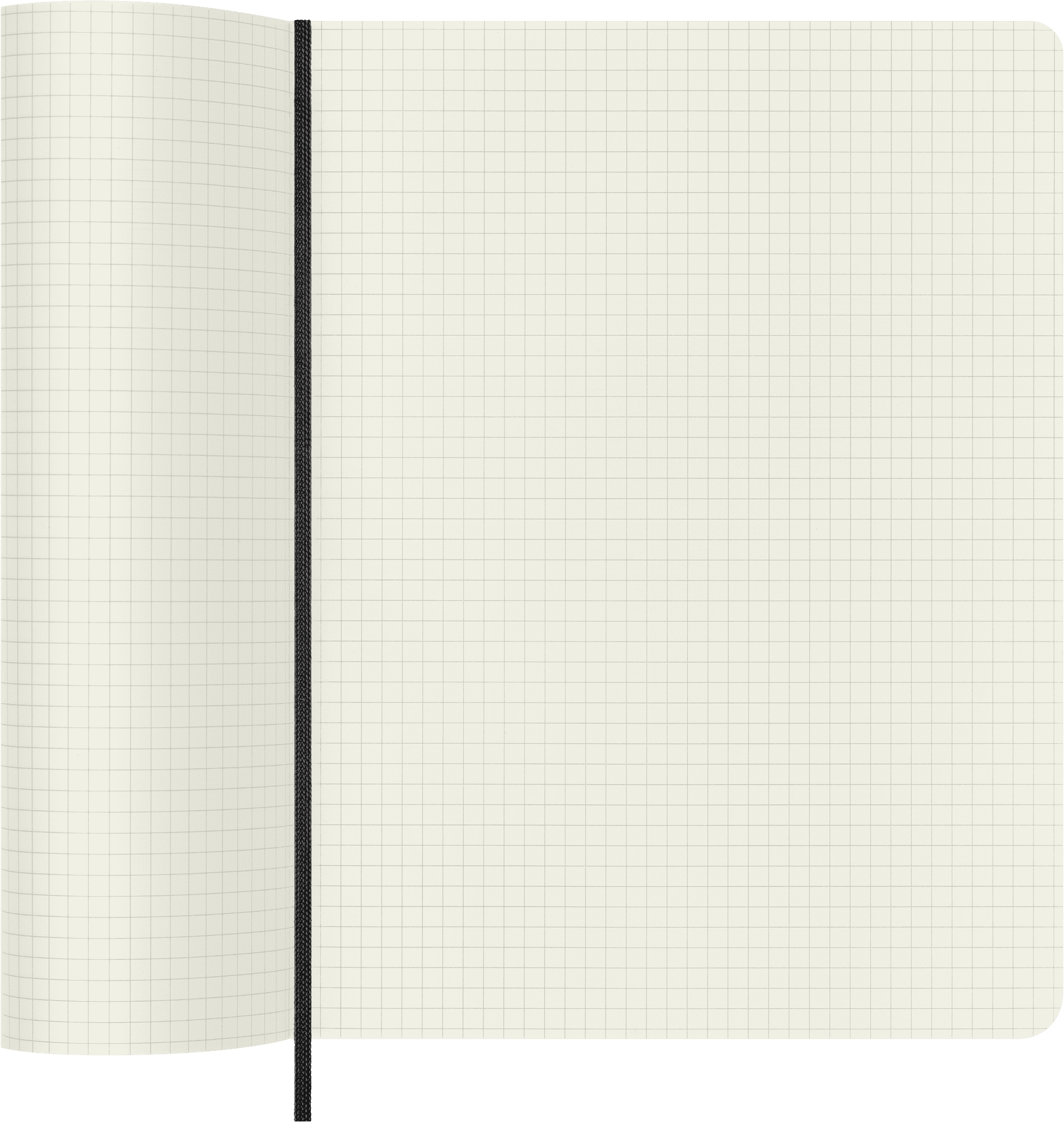 Moleskine Classic Notebook, Soft Cover, XL (7.5" x 9.75"), Squared, Black