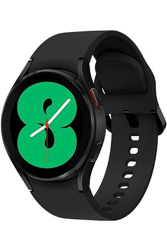 Pre-Owned Samsung SM-R860 Galaxy Watch 4 40mm Aluminum Smartwatch, Black Band