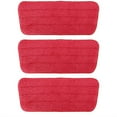 thumbnail image 1 of CUITING 3 Pcs Replacement Microfiber Pad for Universal Commercial 16.5 Inch Mop Head Flat Mop Head Wet & Dry Commercial Cleaning Refills Reusable Mop Refills Fit for Most Microfiber Flat, 1 of 7