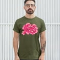 thumbnail image 3 of Tee Hunt Love T-Shirt Valentine's Day Sweet Relationships Romance Cute Men's Tee, Military Green, Large, 3 of 5