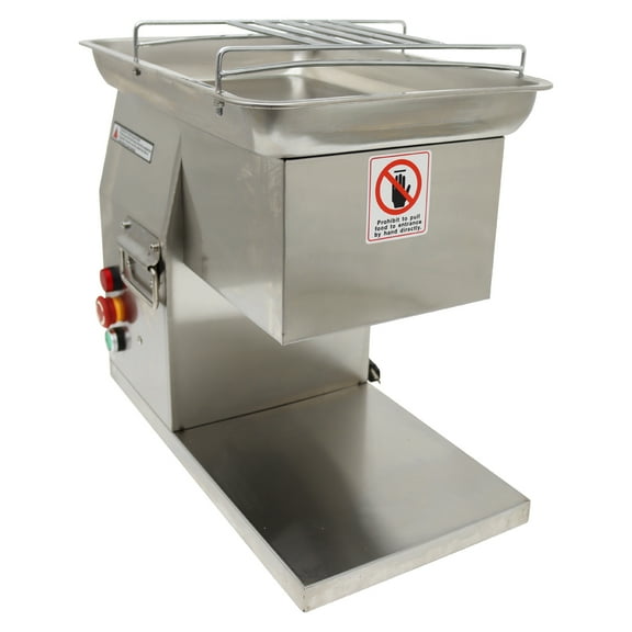 YF-90T Commercial Meat Cutter Slicer Grinder with 6MM Blade 250Kg/H Stainless Steel