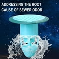 thumbnail image 5 of Shower Drain under $5! Xqxayjr Silicone Shower Drain Cover, Bathroom Floor Drain Filter, Hair Catcher Strainer, Anti-Odor Drain Cover, Removable Drain Stopper, Universal Drain Protector, 5 of 5